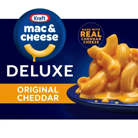 Kraft Deluxe Macaroni and Cheese Dinner - Original - 1 Box (14 oz)