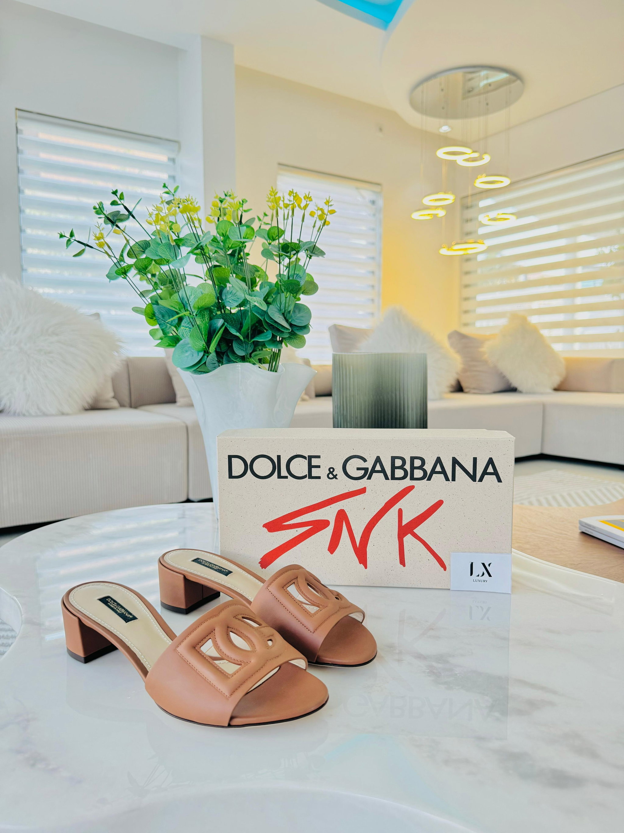 Chinelos Dolce Gabbana com salto _1
