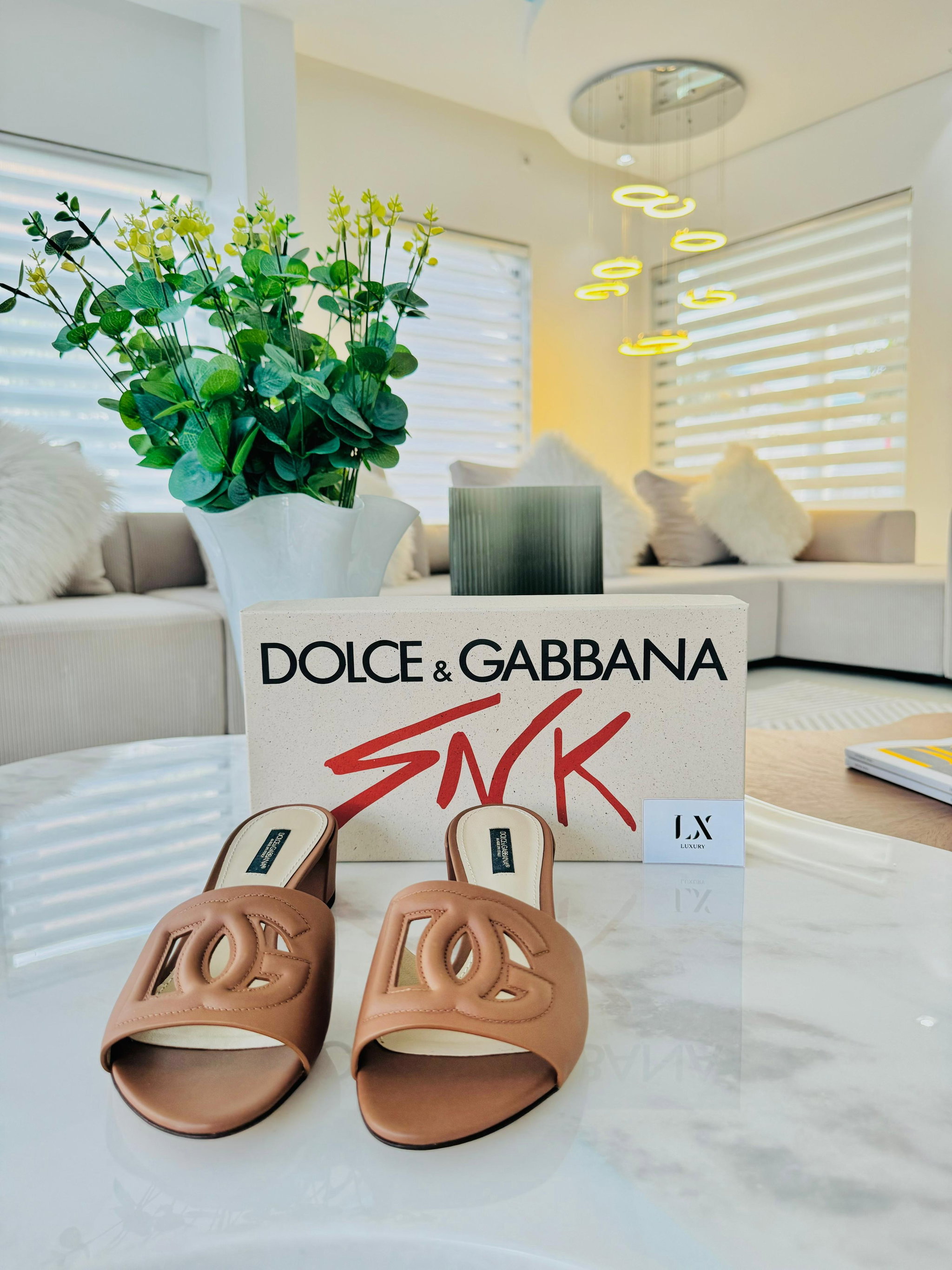 Chinelos Dolce Gabbana com salto _4