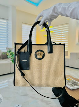 Bolsa raffia Versace La Medusa - nova coleção 