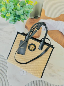 Bolsa raffia Versace La Medusa - nova coleção 