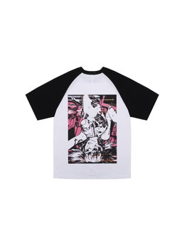 JABM 七彩反光LOGO 寛鬆插肩T shirt [ 現貨，賣完即止 ]