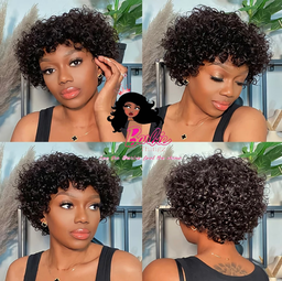 No Lace Curly Pixie