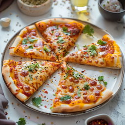 SCHEZWAN VEG PIZZA ( M )