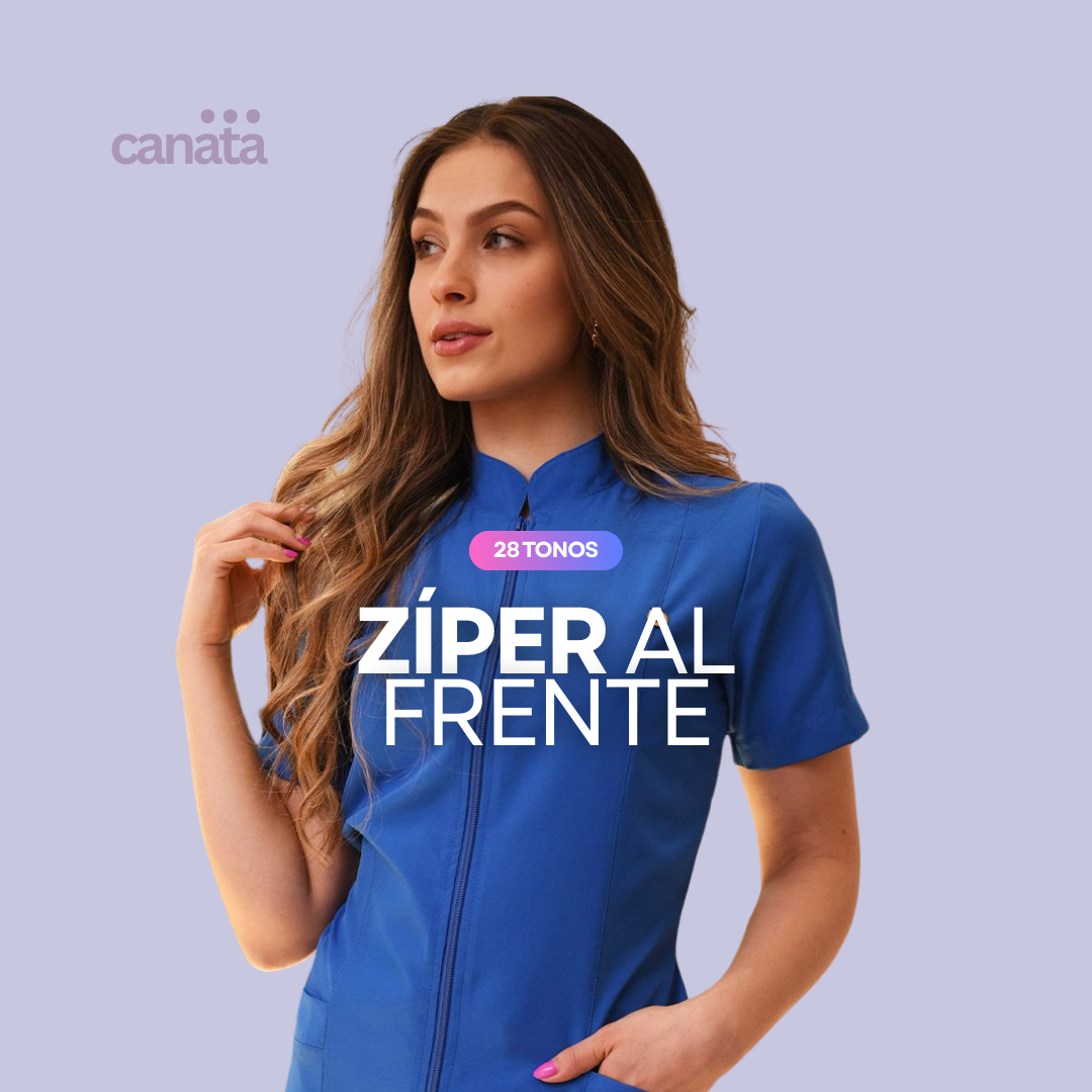 Scrub Canata™ mujer - Zíper_0