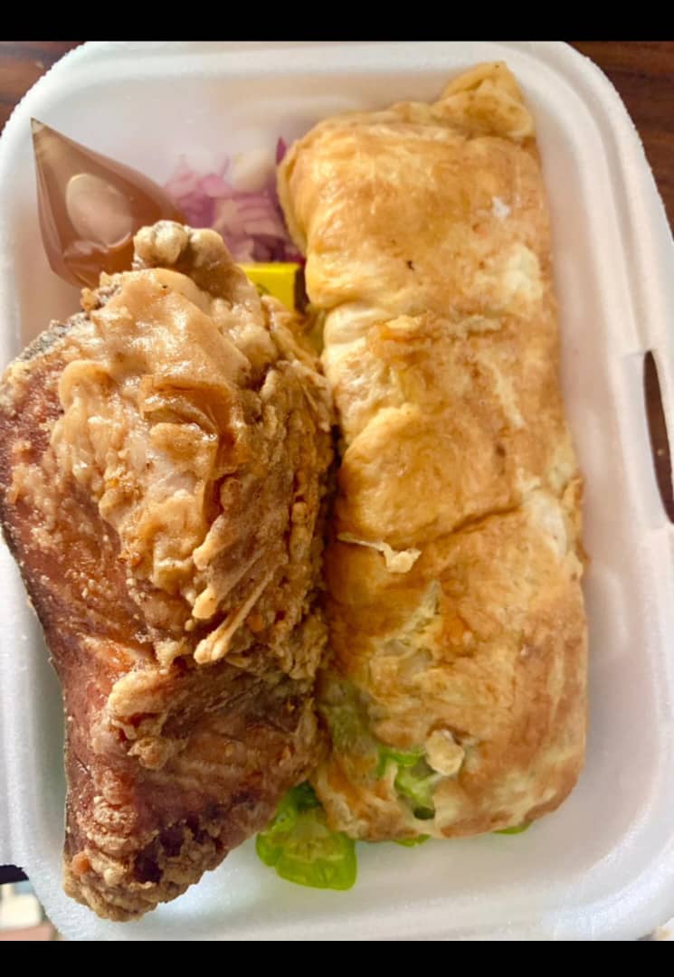 Plat de Garba omelette poisson thon - FLORA FOOD_0