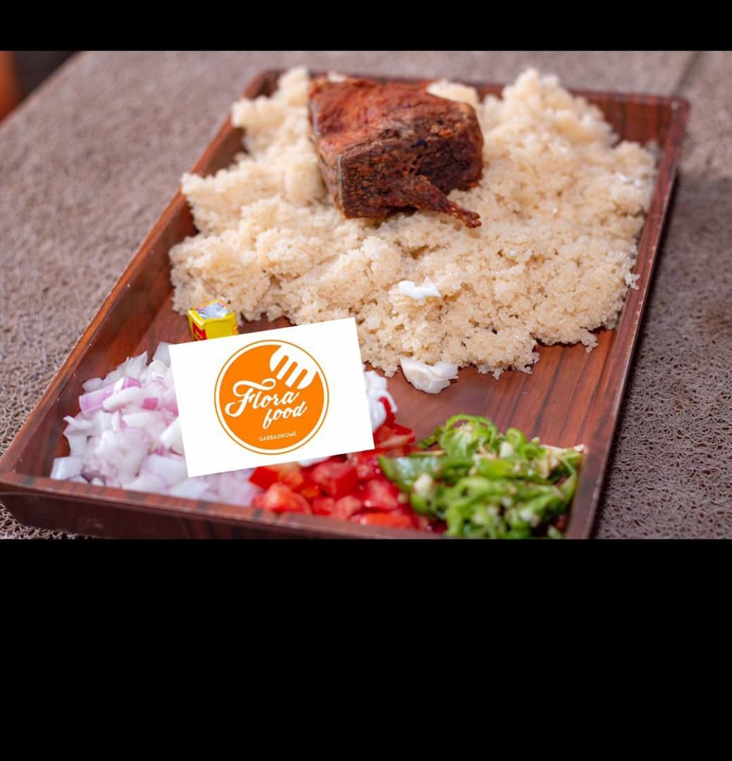 Garba (Atiekè et 1 poisson thon) - FLORA FOOD_0