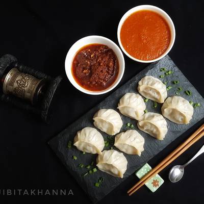 CHICKEN MOMO STEAMED 