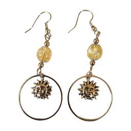 Golden Sunbeam Earrings