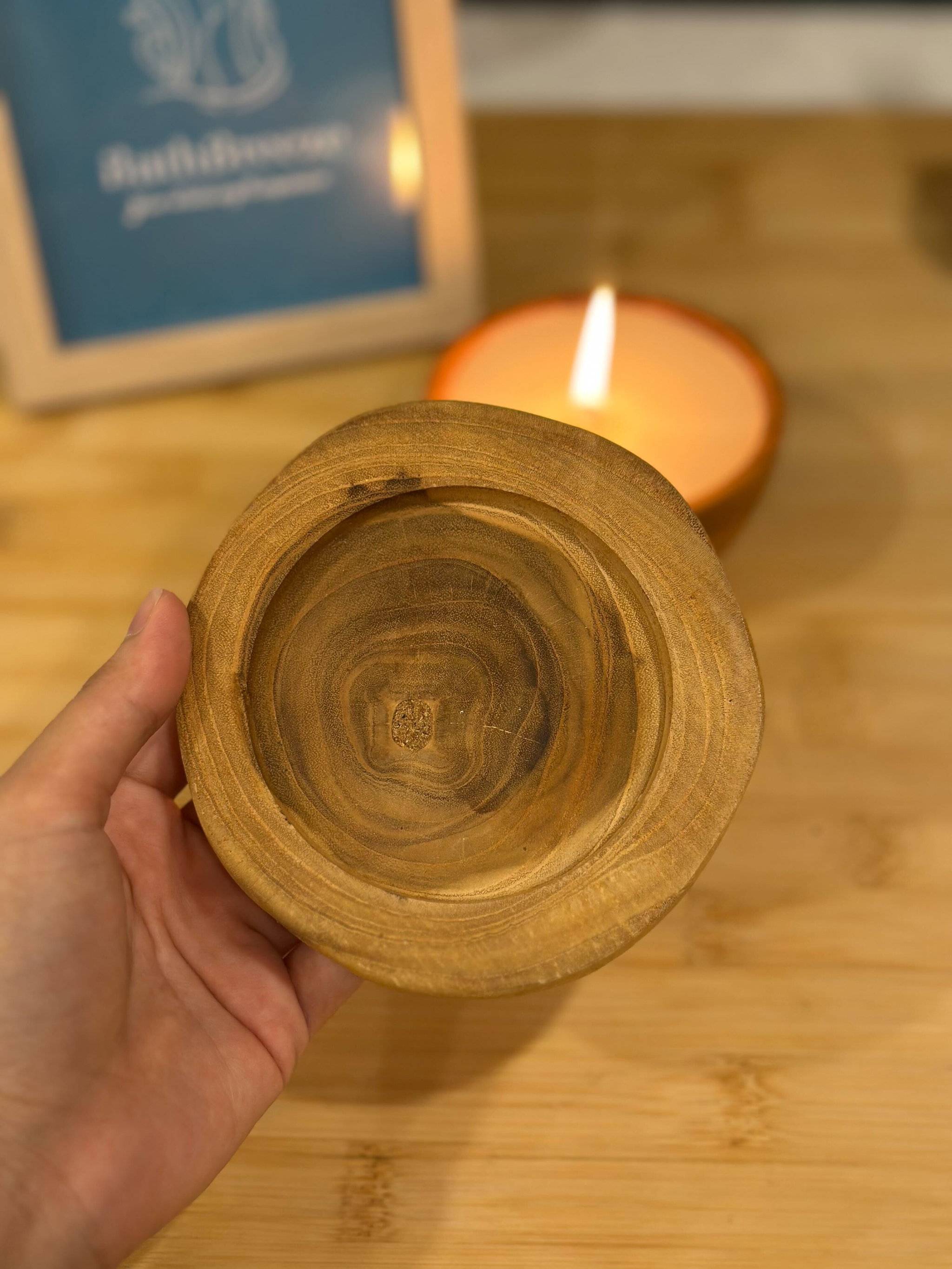 BathBreeze Soy Wax Candle - Lilin Aromaterapi / Scented Candle - Wood 160_2