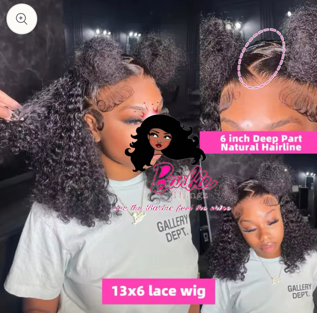 Frontal Kinky Curl Bob