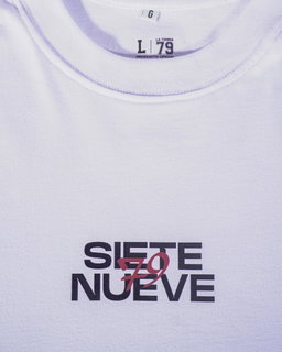 Oversize Siete Nueve - Blanca