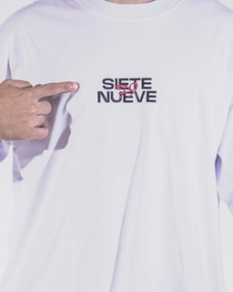 Oversize Siete Nueve - Blanca