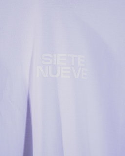 Oversize Siete Nueve Blackout - Blanca