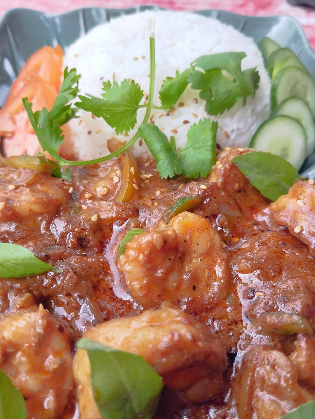 Crevettes au Saté