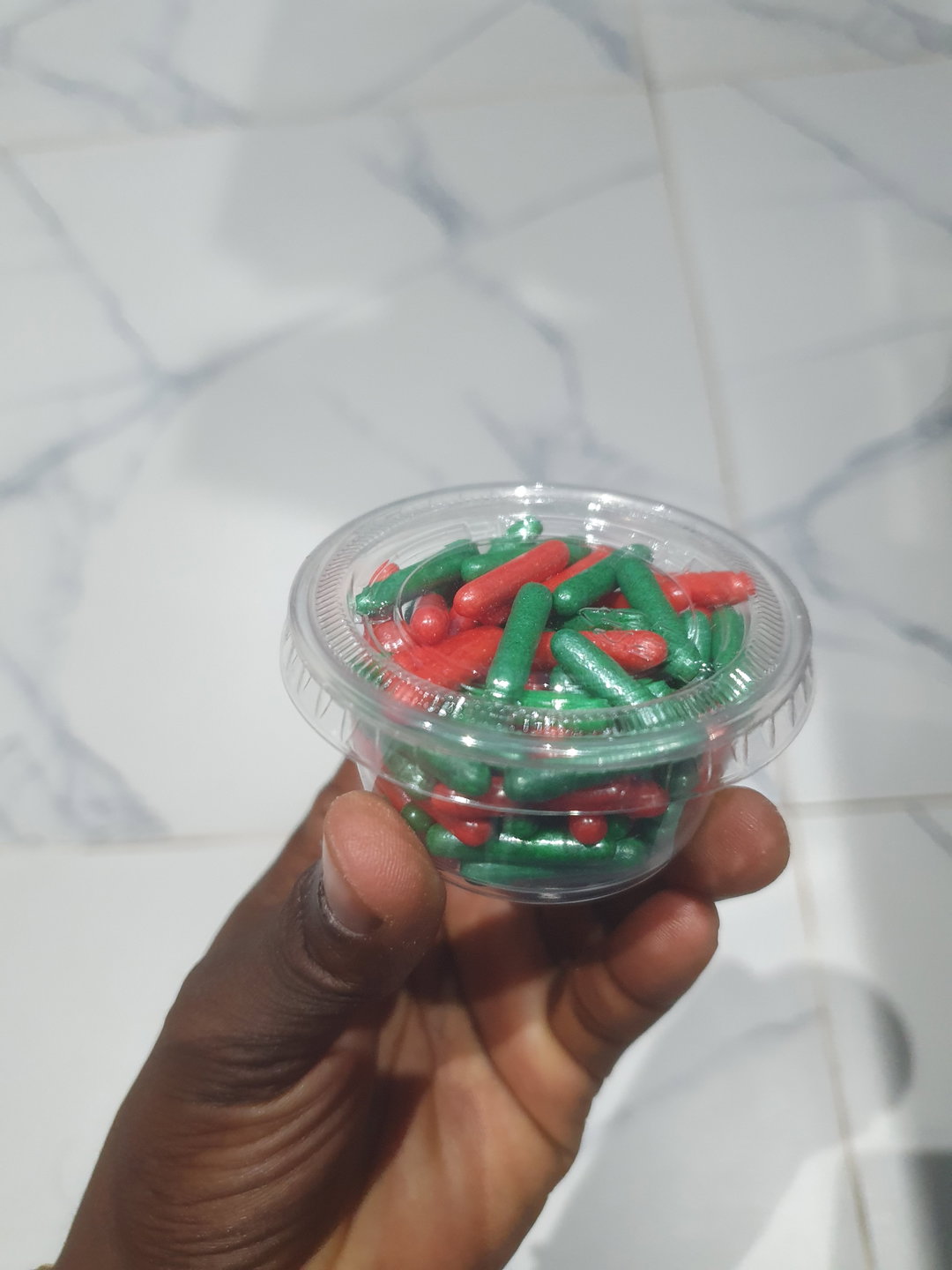 Cápsula Comestíveis Cor Diversas pote 5oz