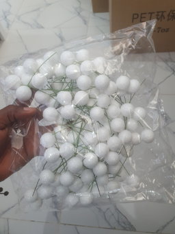 Bolas decorativas com brilho Cor Diversos 100pcs