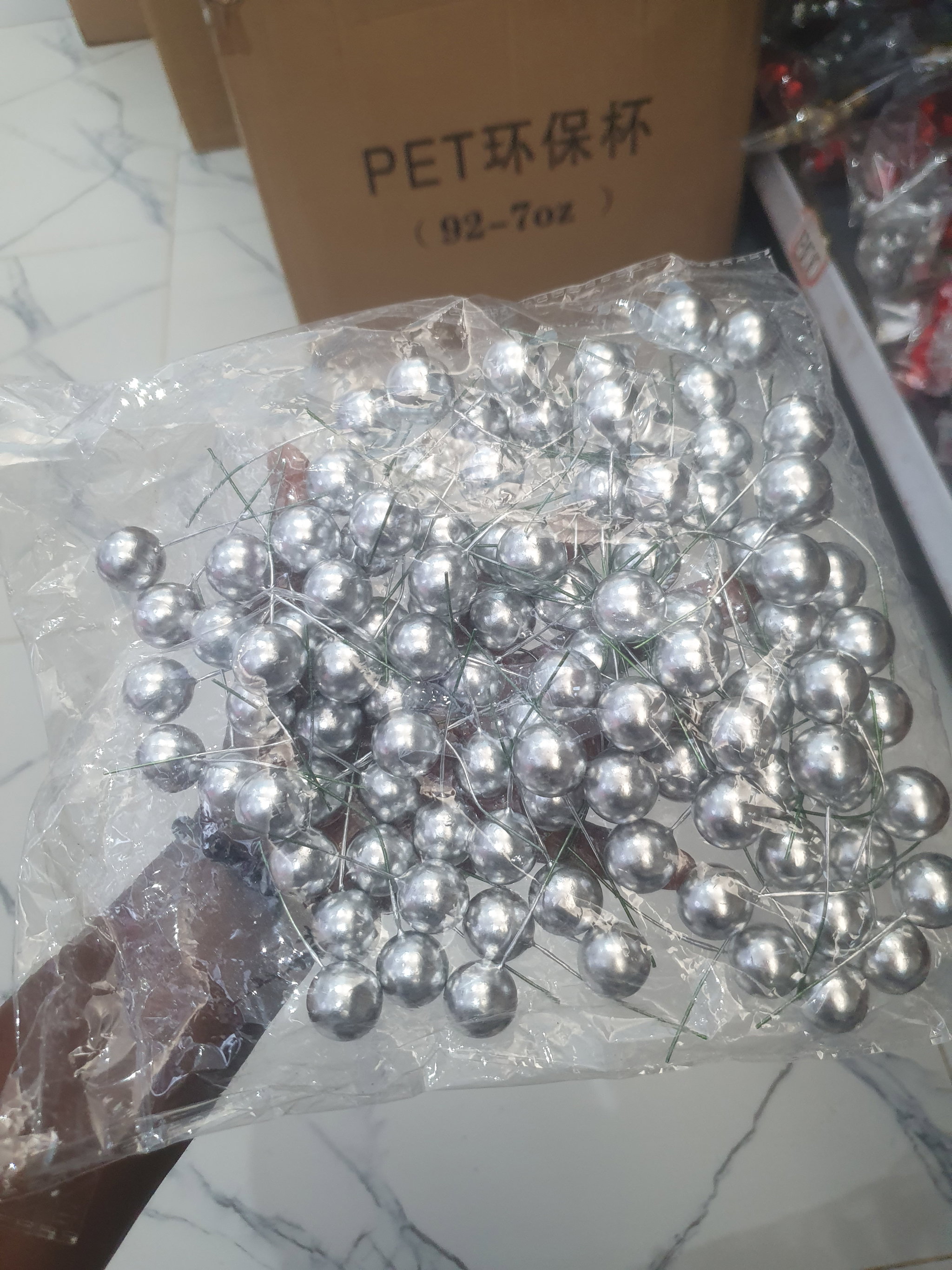 Bolas decorativas Cor Diversos 100pcs_3