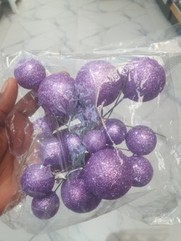 Bolas Decorativas com brilho 20pcs 