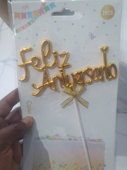 Cake Topper Party Time 3D