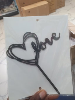 Cake Topper Love