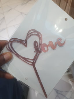 Cake Topper Love