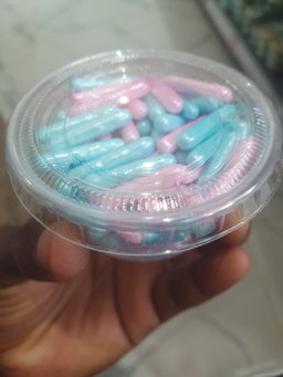 Cápsula Comestíveis Cor Diversas pote 5oz