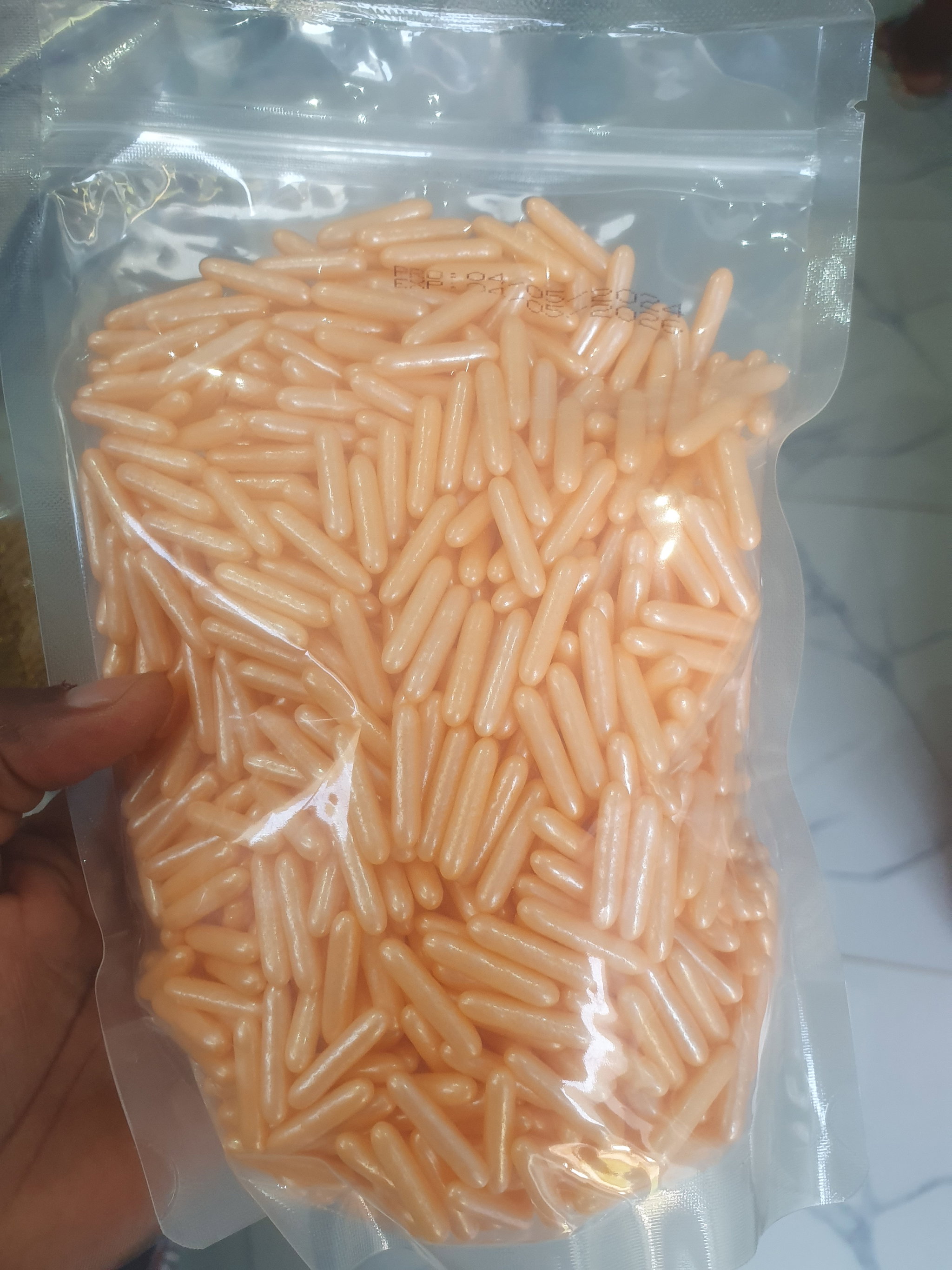 Cápsula Comestíveis Cor Diversas embalagem 500g_5