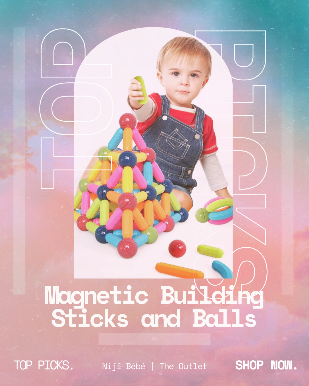 Magnetic Building Sticks and Balls