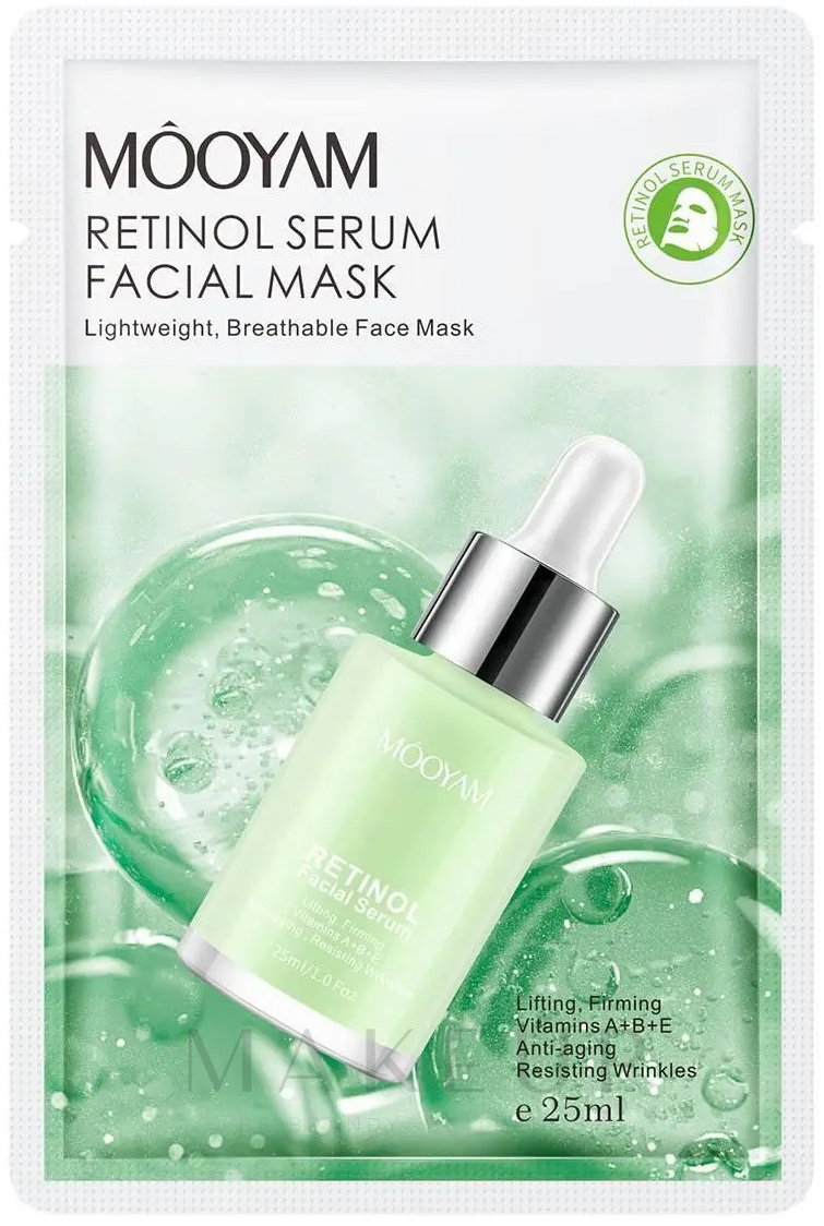 Masque tissu au rétinol pour visage_0