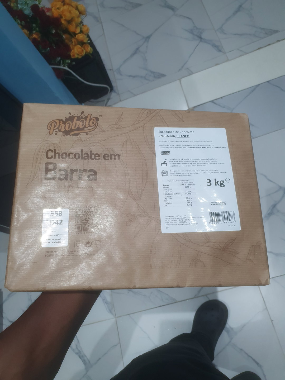 Chocolate Em Barra Da Probolo