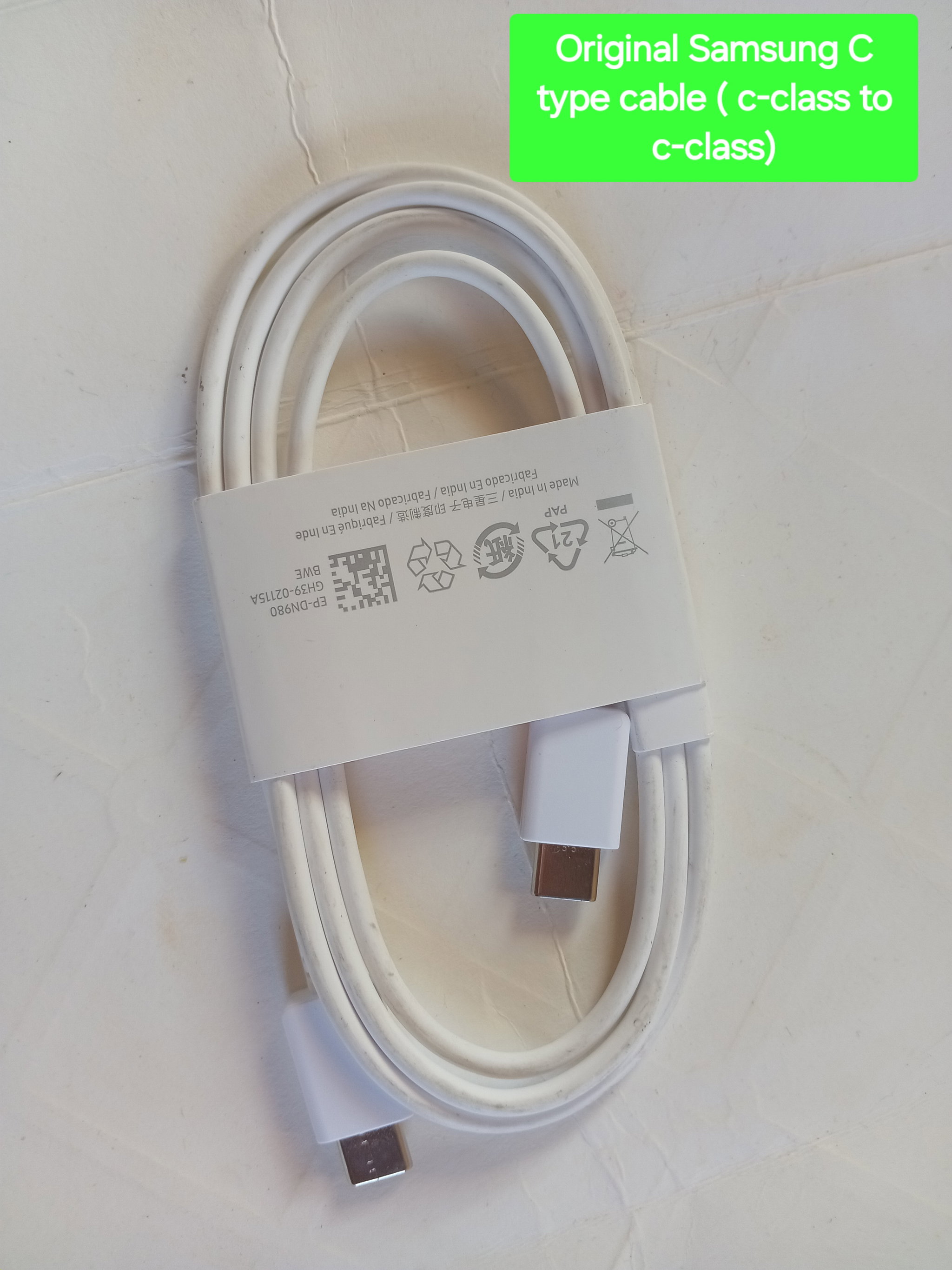 Original Samsung C-typr to C-type charger_0