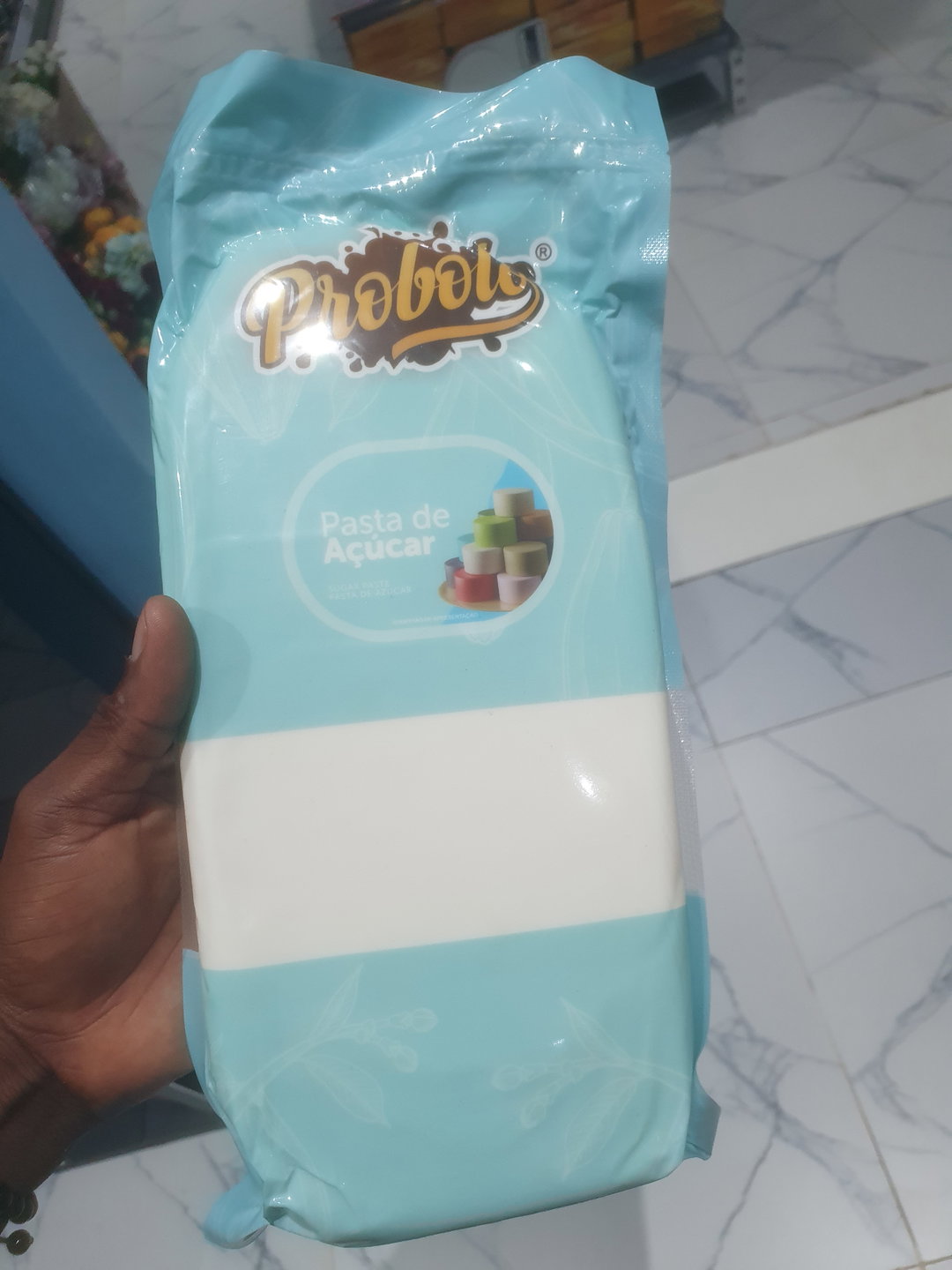 Pasta de Açucar 1kg Probolo Branco