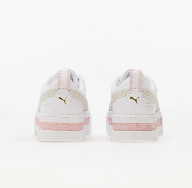 Puma Mayze Leather White "Yellow & Pink"_2