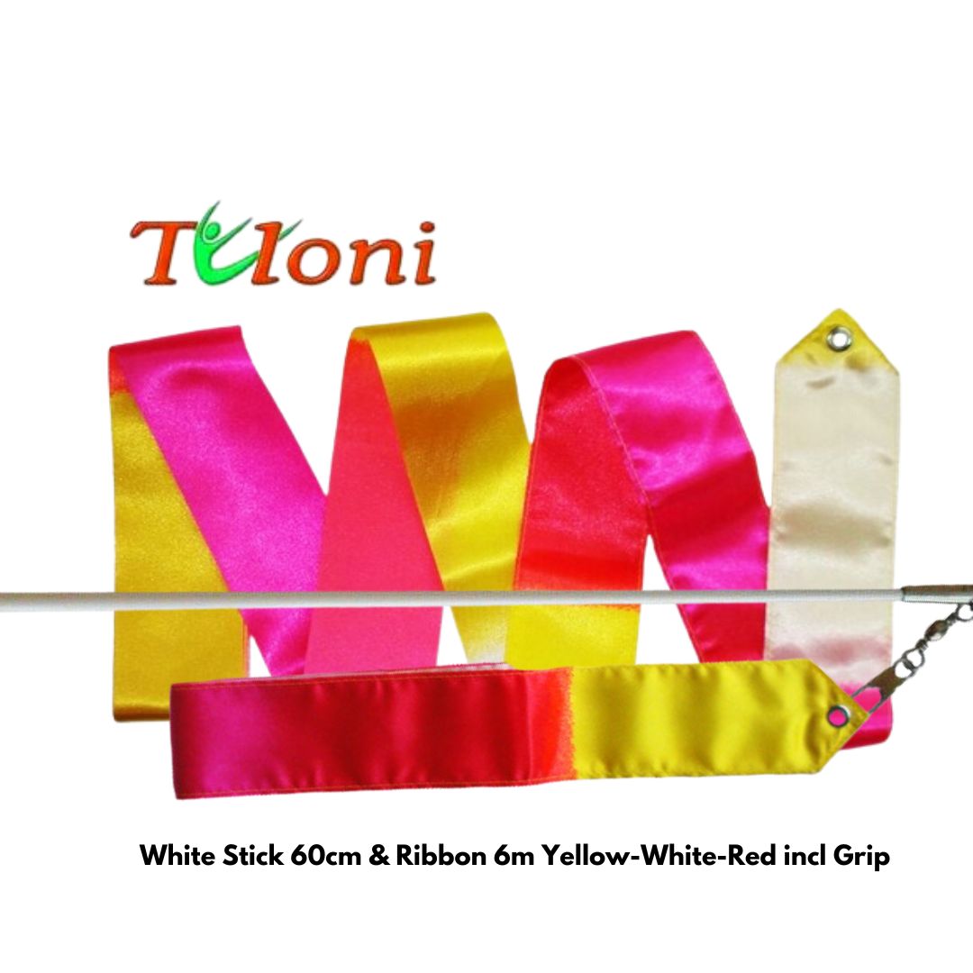 TULONI |  White Stick 60cm & Ribbon 5m / 6m _2