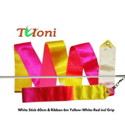 TULONI |  White Stick 60cm & Ribbon 5m / 6m 