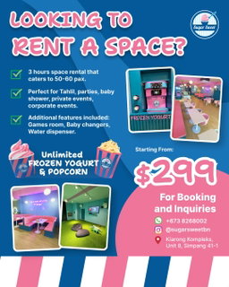 Rent the space