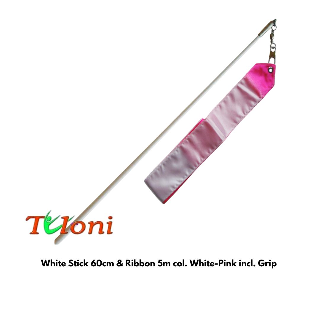 TULONI |  White Stick 60cm & Ribbon 5m / 6m _1