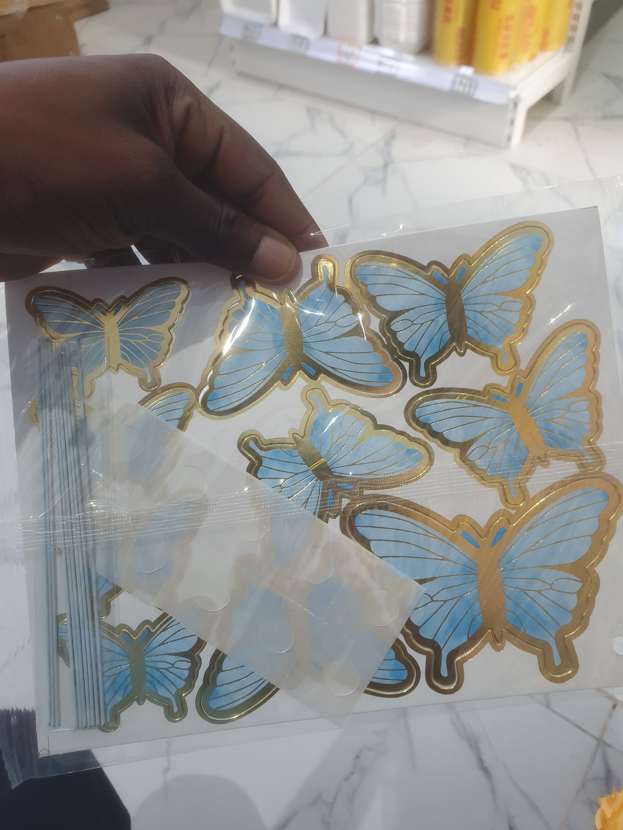 Topper  Formato Borboletas 10pcs_3