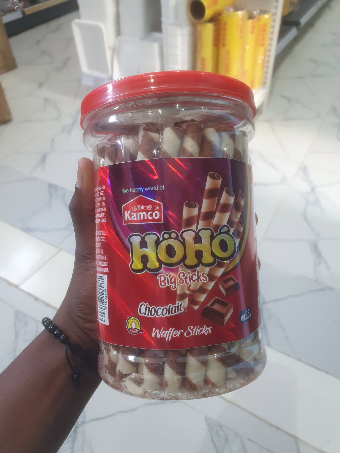 Bolachas Rollitos KAMCO 210g 60Pcs