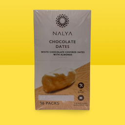 Nalya White Chocolate Covered Dates with Almonds 480g