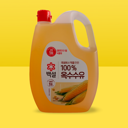 백설 100% 옥수수유 Corn Oil 3.6L