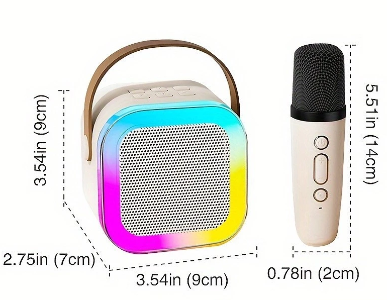 K12 KARAOKE SPEAKER TWO MICROPHONE _4