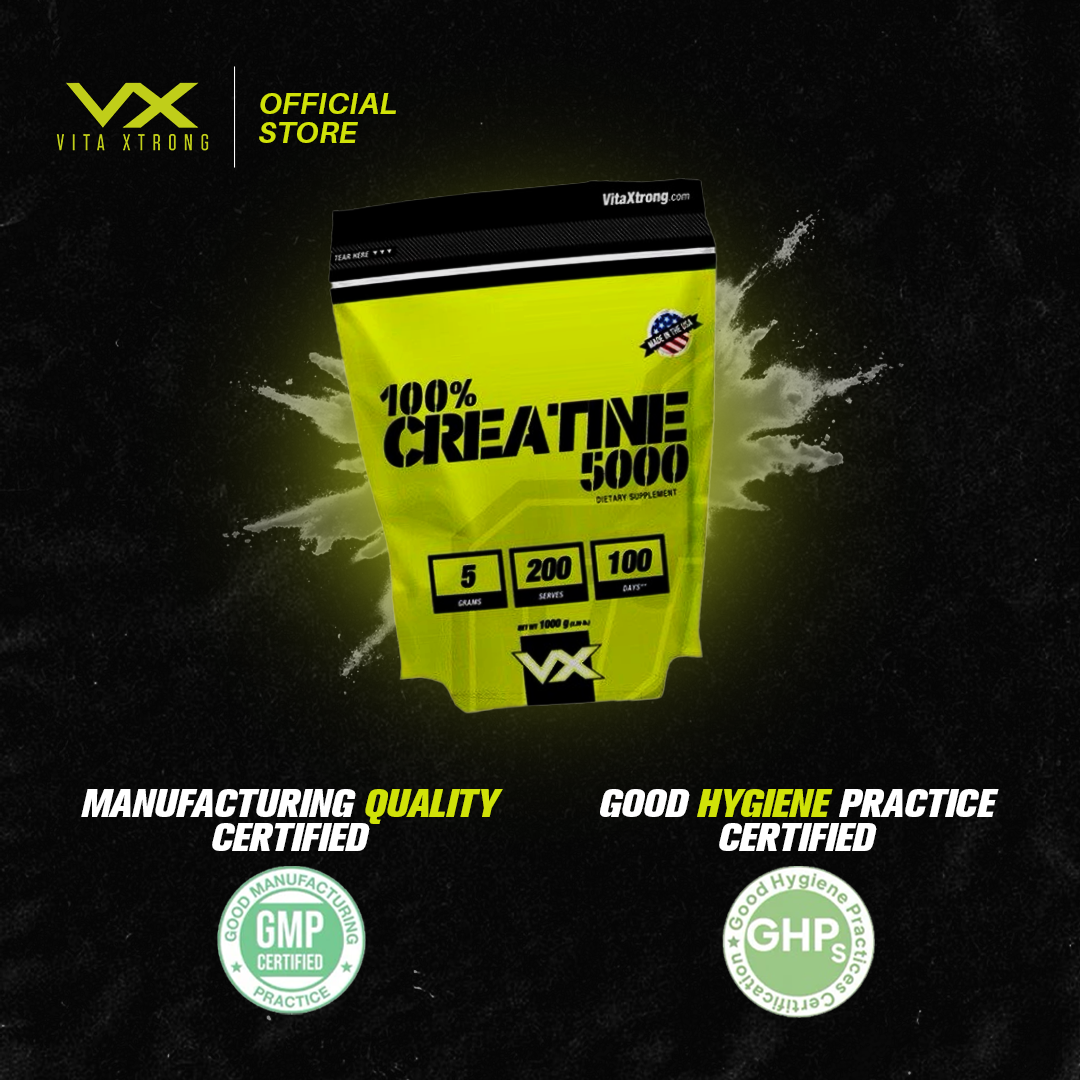 VITAXTRONG™ Creatine Monohydrate (330g) | Super Micronized Powder • Muscle Strength & Recovery • Halal [VX]_19