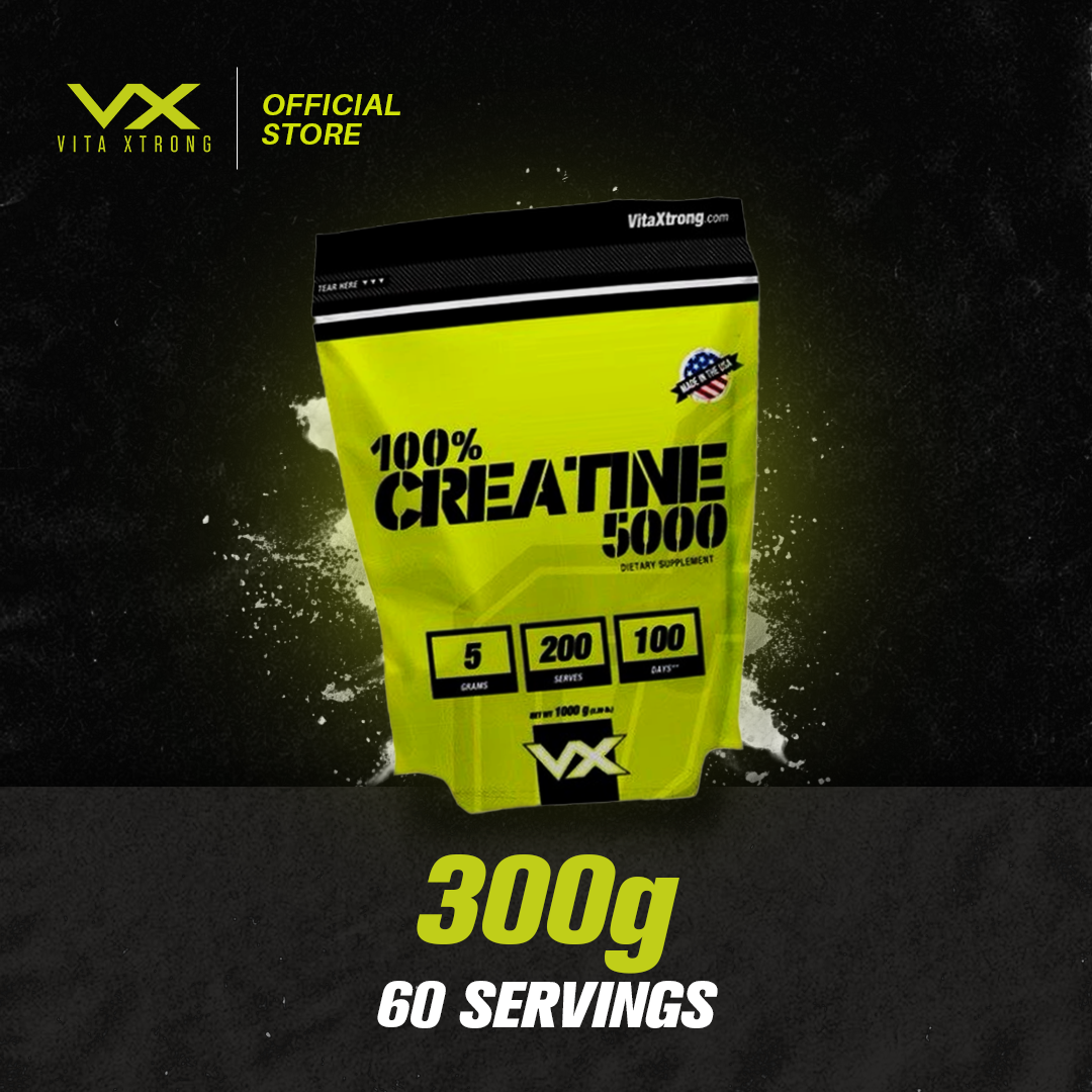 VITAXTRONG™ Super Micronized Creatine (300g) - Built for Pro Athletes | Strength • Power • Endurance • Recovery • Brain | Halal