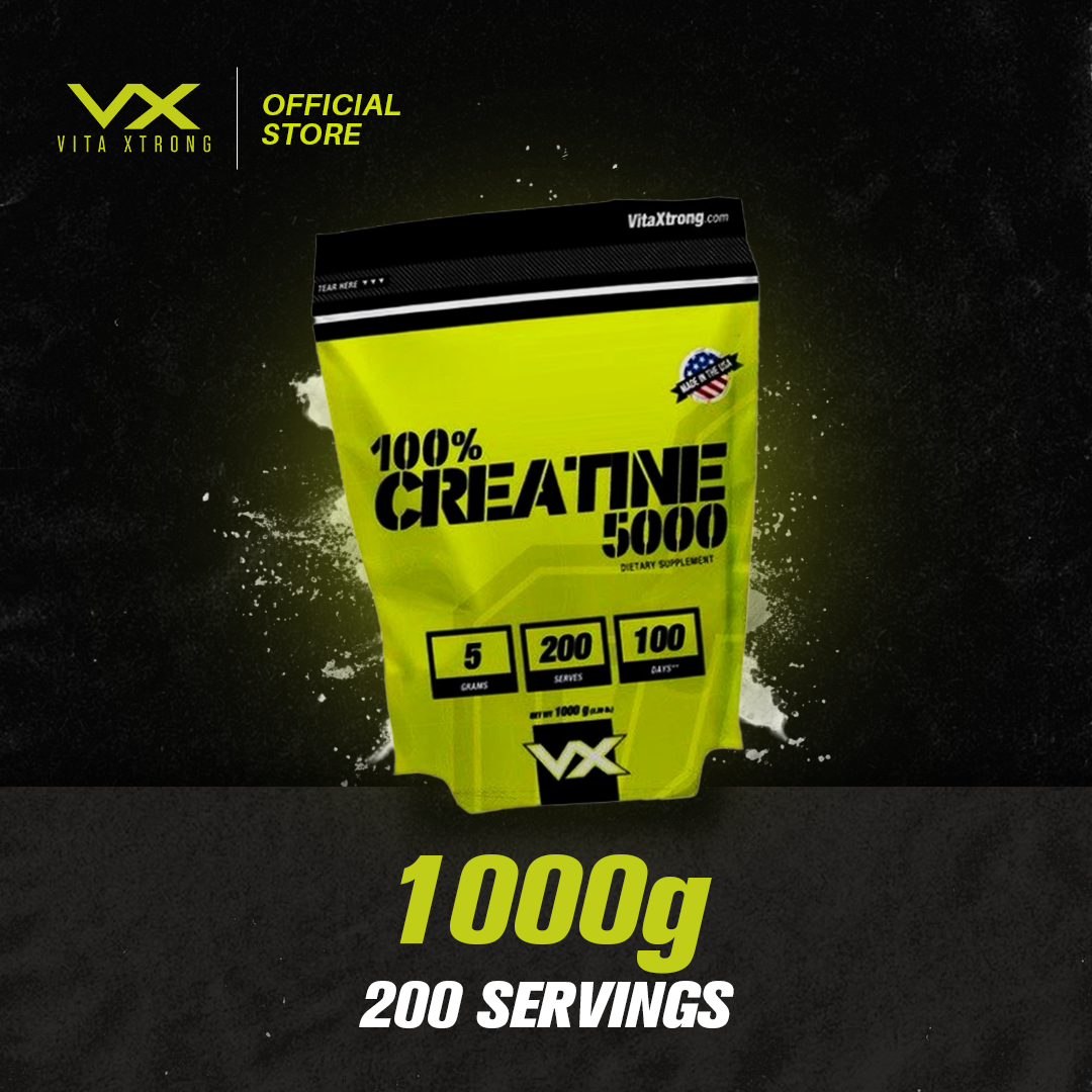 VITAXTRONG™ Super Micronized Creatine (1000g) - Built for Pro Athletes | Strength • Power • Endurance • Recovery • Brain | Halal