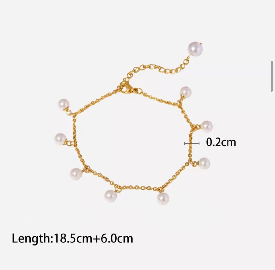 Pearleen anklet