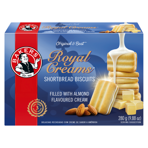 Bakers Bisc. Royal Cr. Short. Alm. Flav. 280gr_0