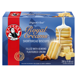 Bakers Bisc. Royal Cr. Short. Alm. Flav. 280gr