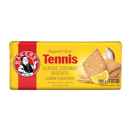 Bakers Bisc. Tennis Lemon Flav. 200gr